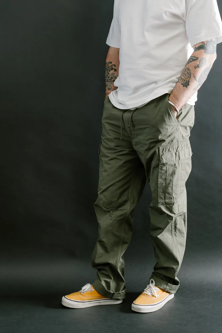 01-5265-76 - Easy Cargo Pants - Army Green