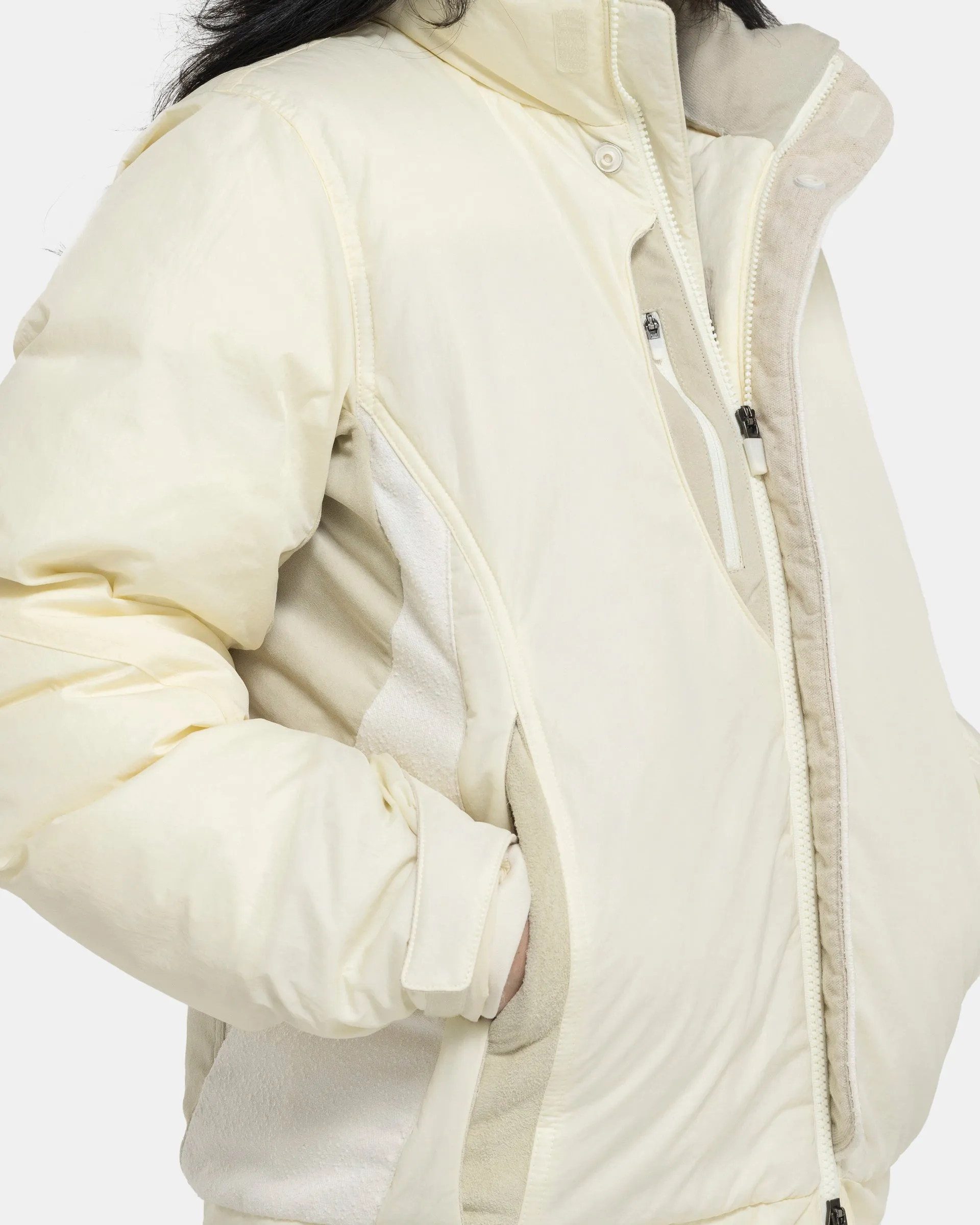 01 Down Jacket in Lemon and Ivory