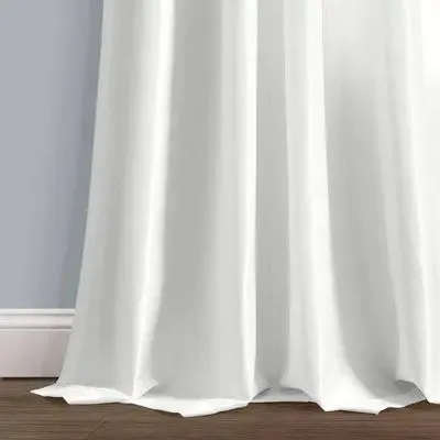 108"x54" Venetian Window Curtain Panels White - Lush Décor