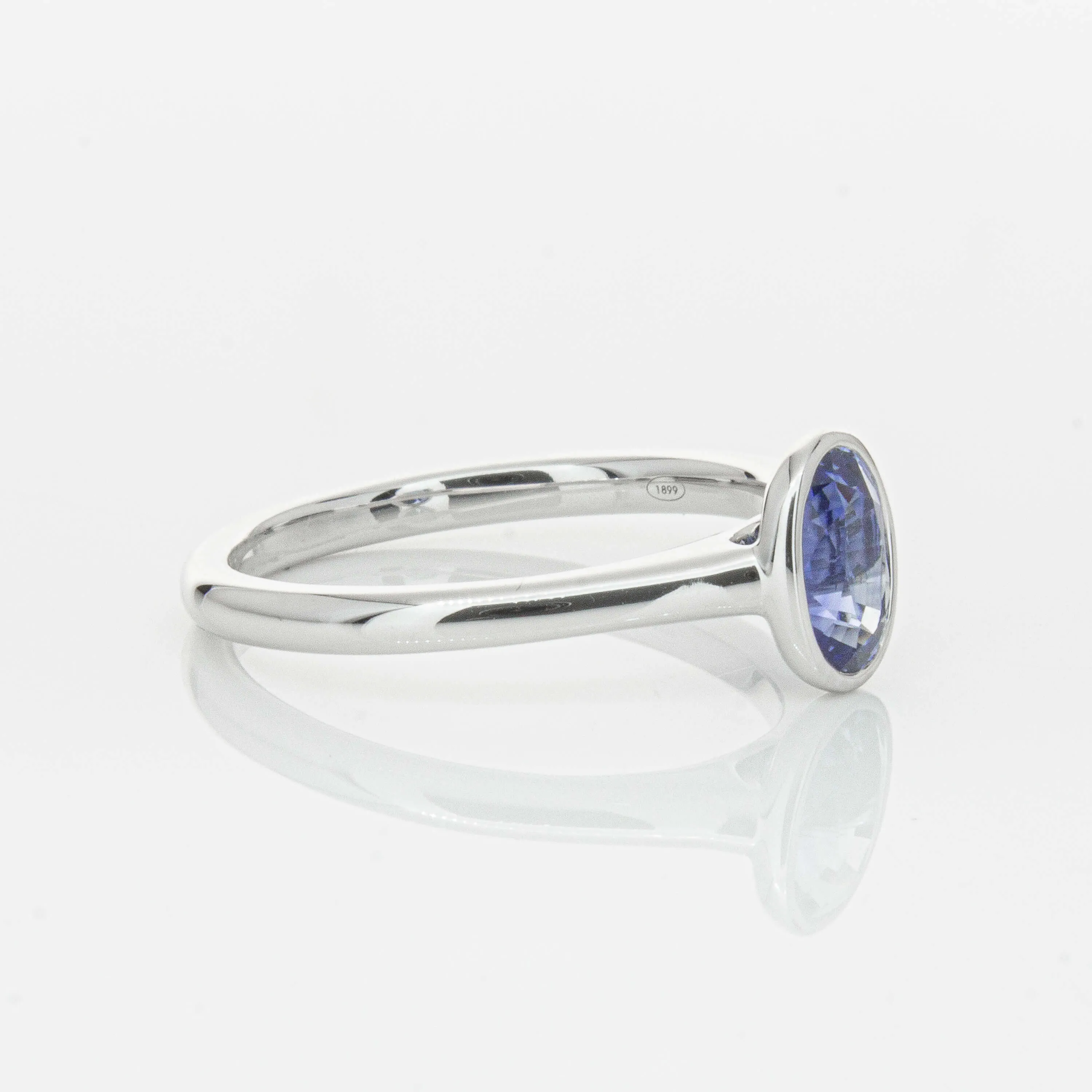 18ct White Gold .76ct Sapphire Natalia Ring