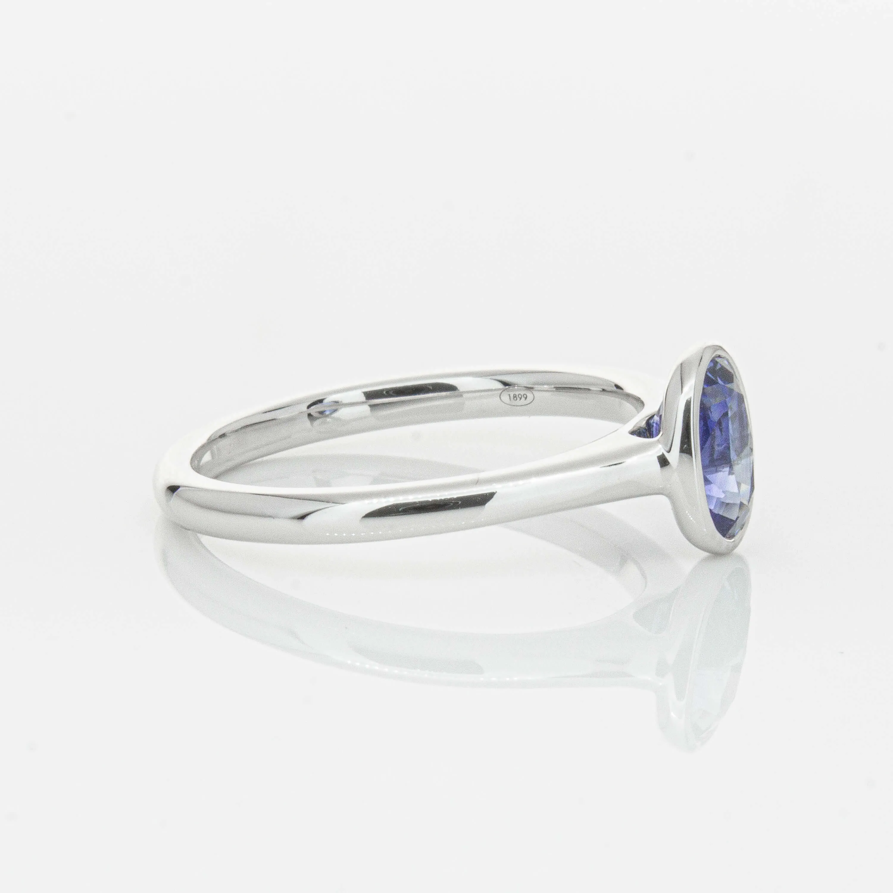 18ct White Gold .76ct Sapphire Natalia Ring