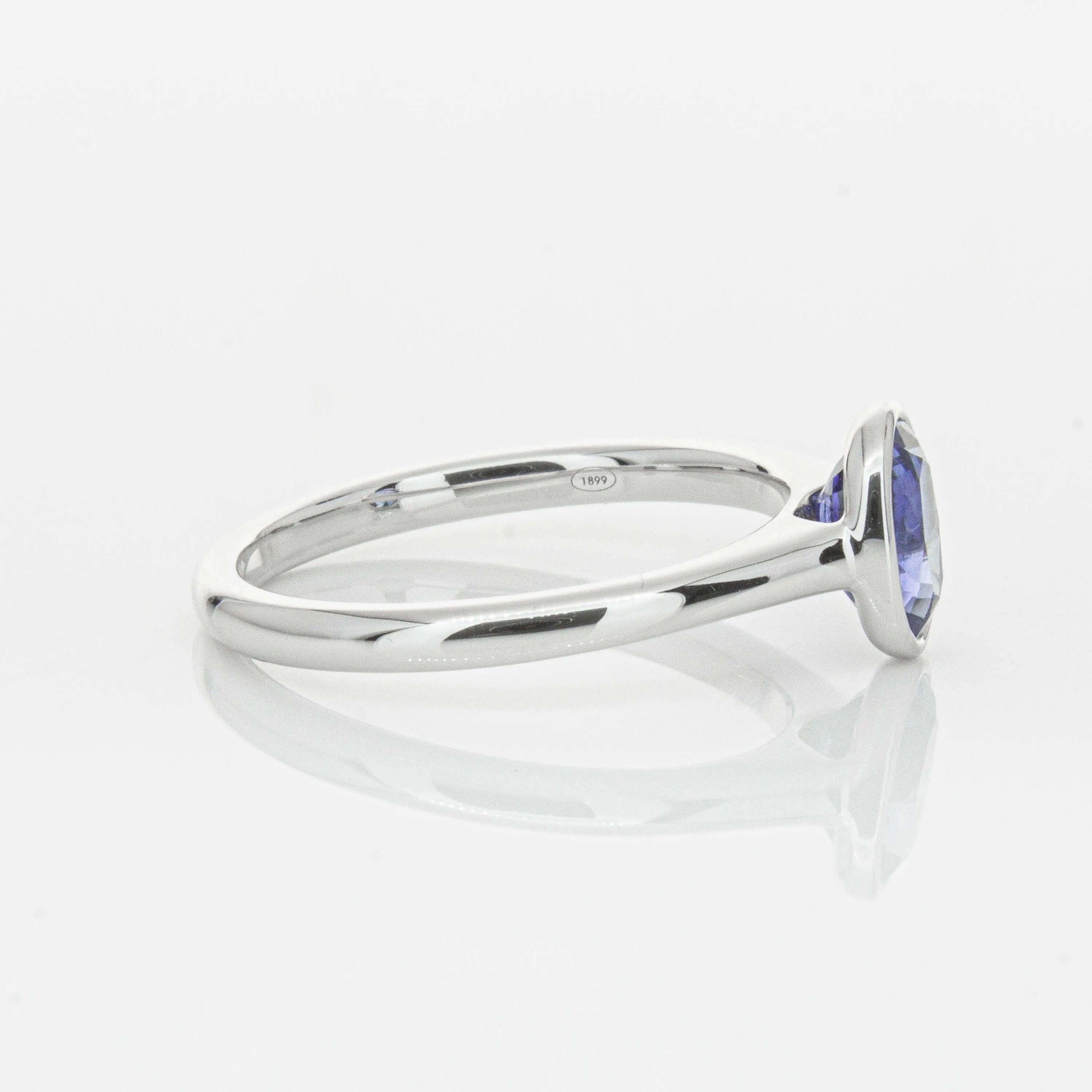 18ct White Gold .76ct Sapphire Natalia Ring