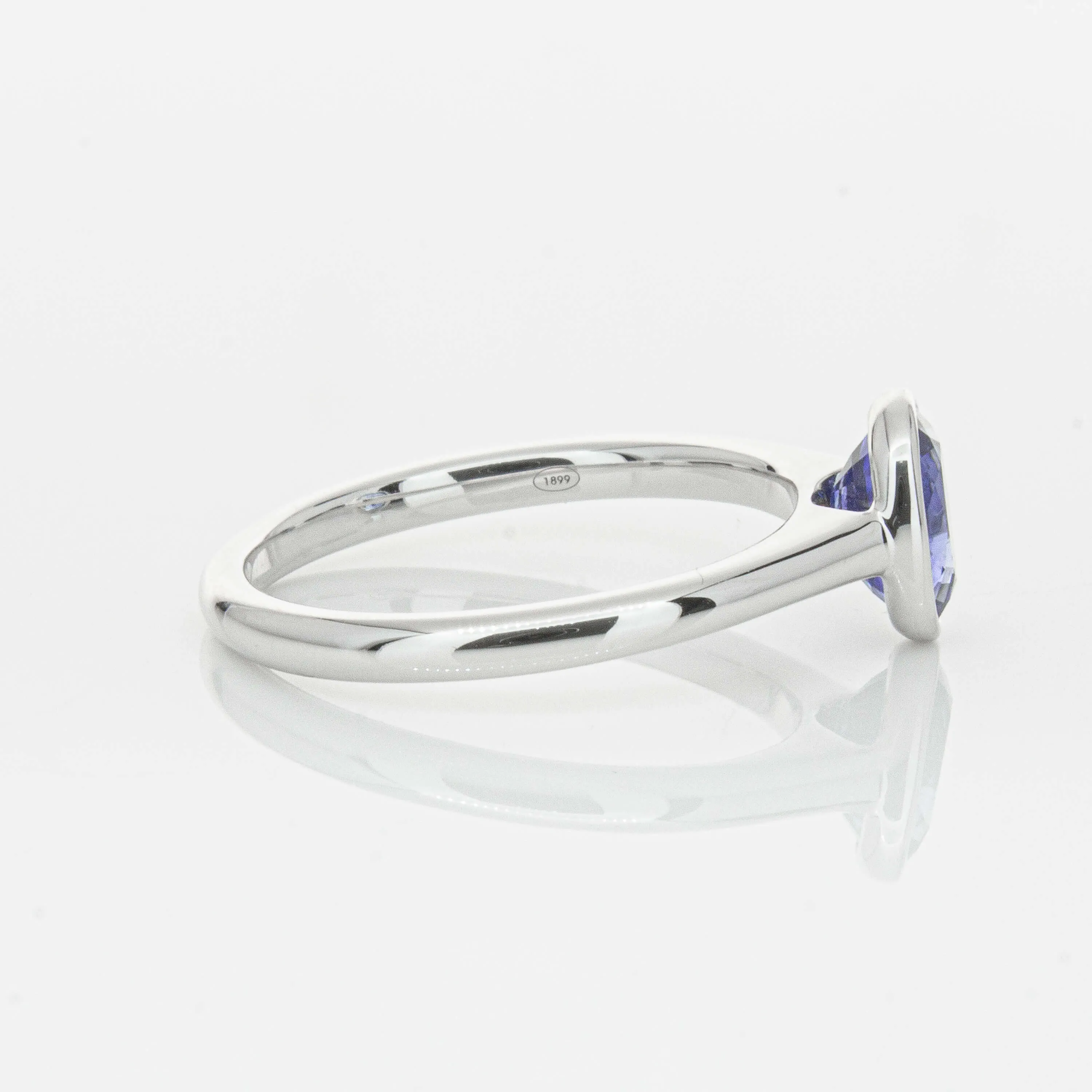 18ct White Gold .76ct Sapphire Natalia Ring