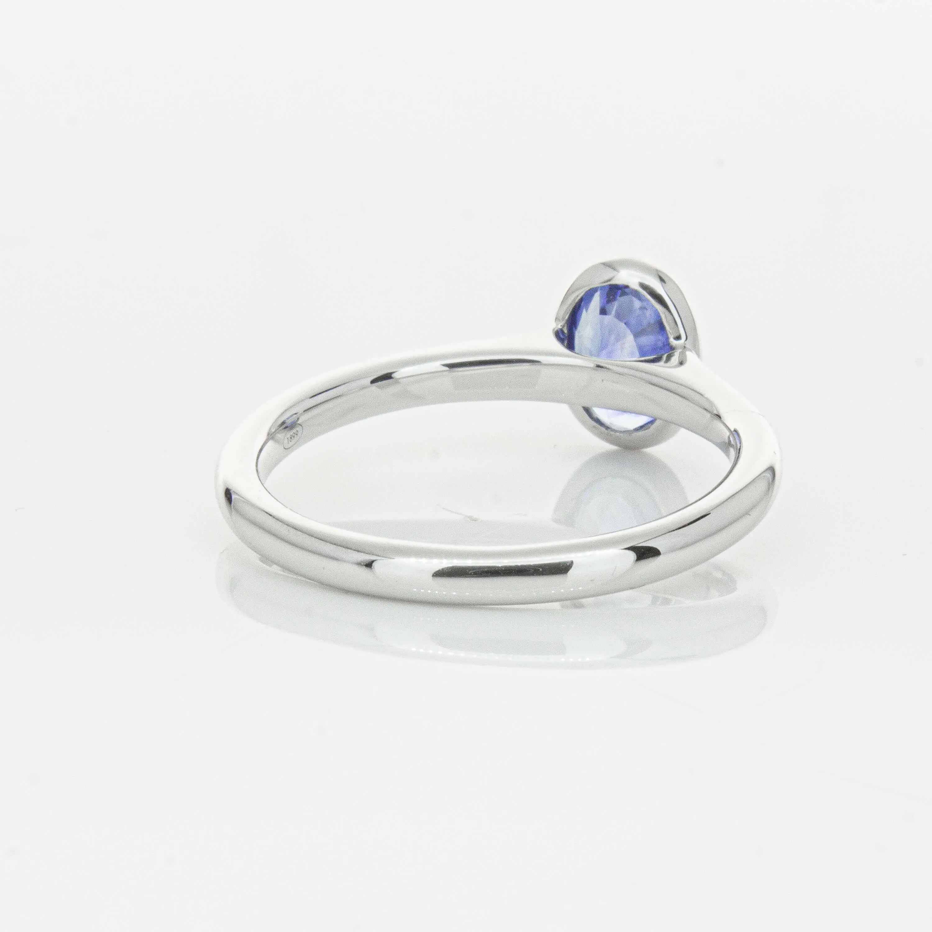 18ct White Gold .76ct Sapphire Natalia Ring