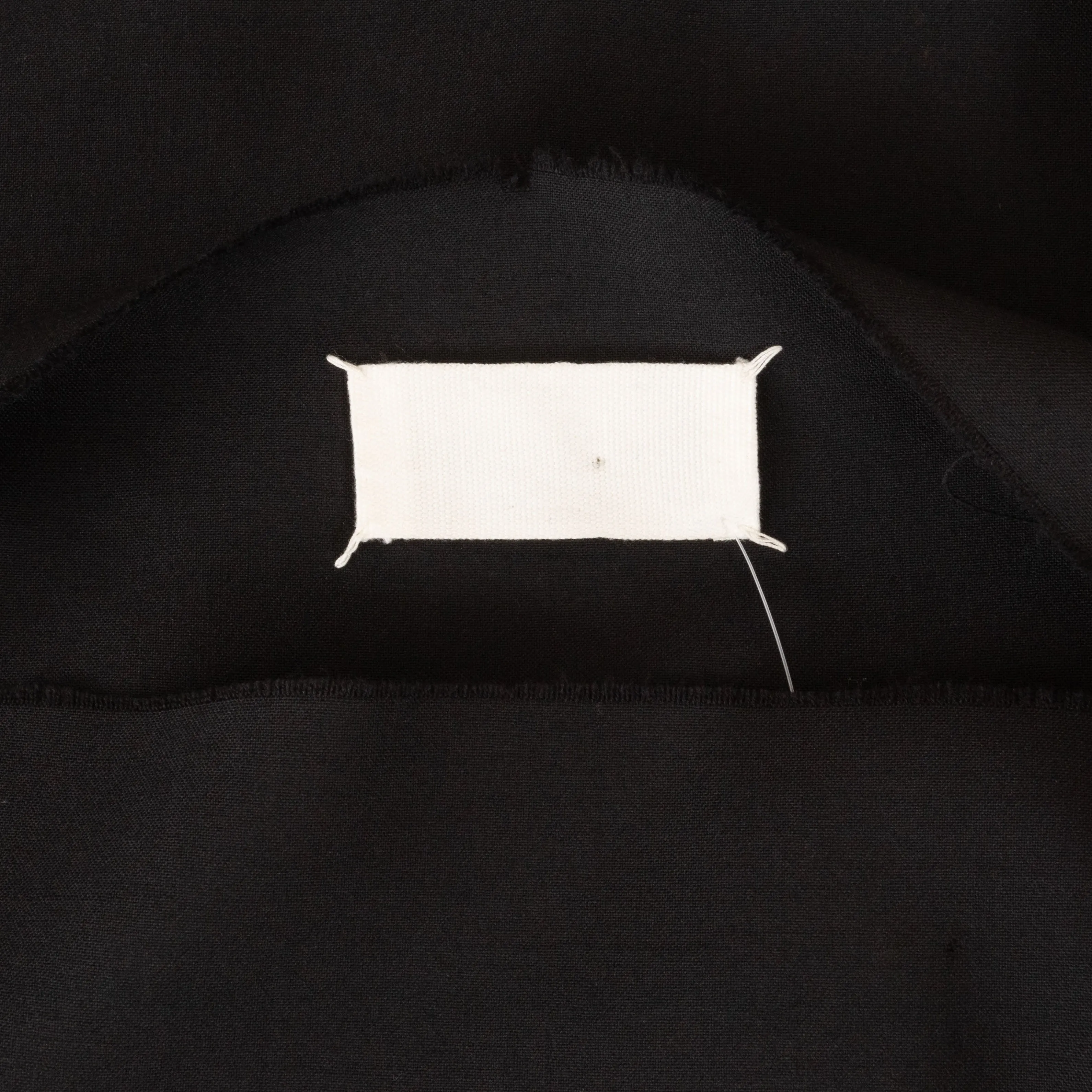 1997 Black Wool Deconstructed Dress