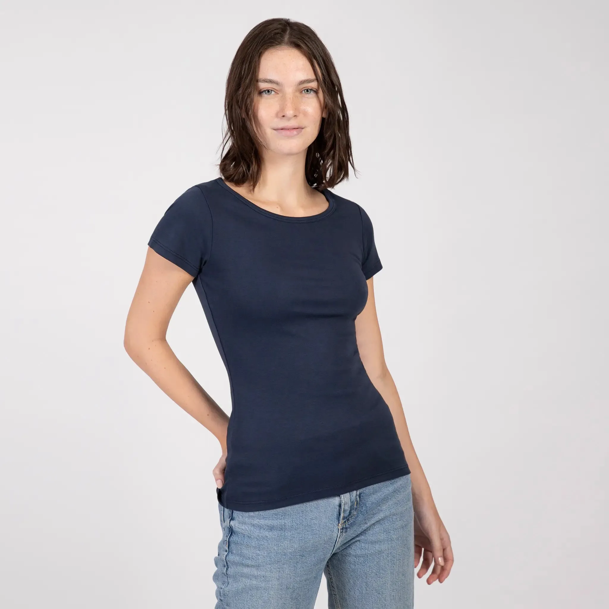 3 Pack - Women's Organic Pima Cotton T-Shirts