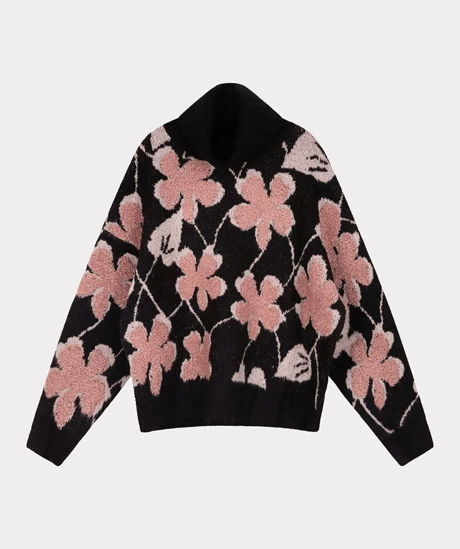 3D Flower Sweater