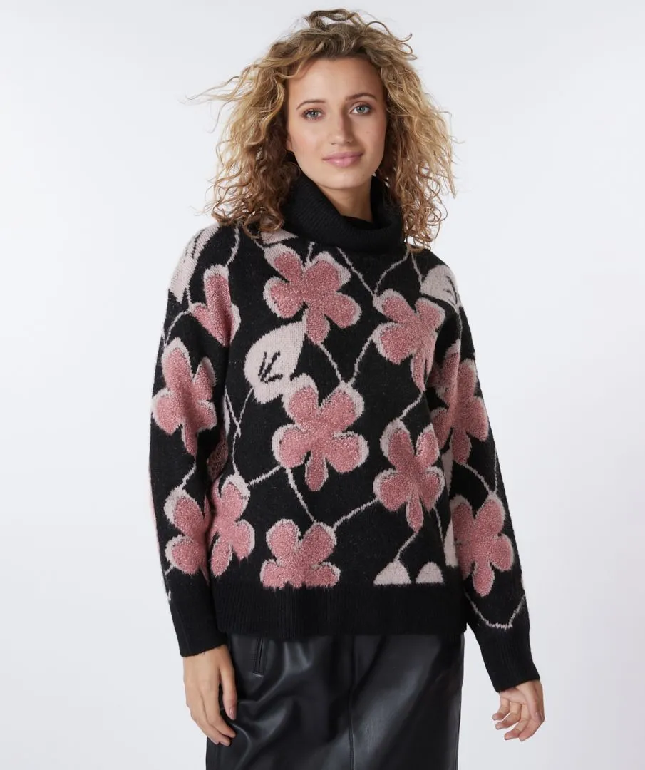 3D Flower Sweater