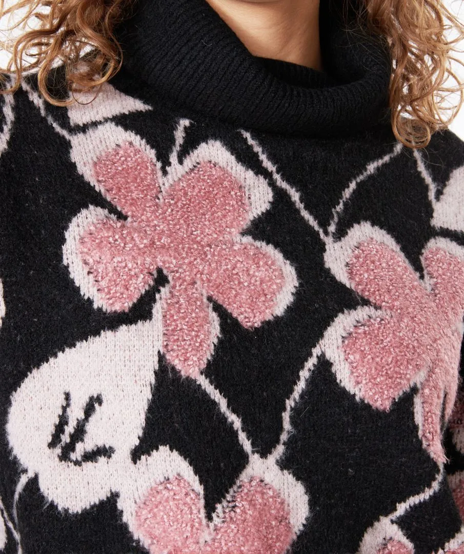 3D Flower Sweater