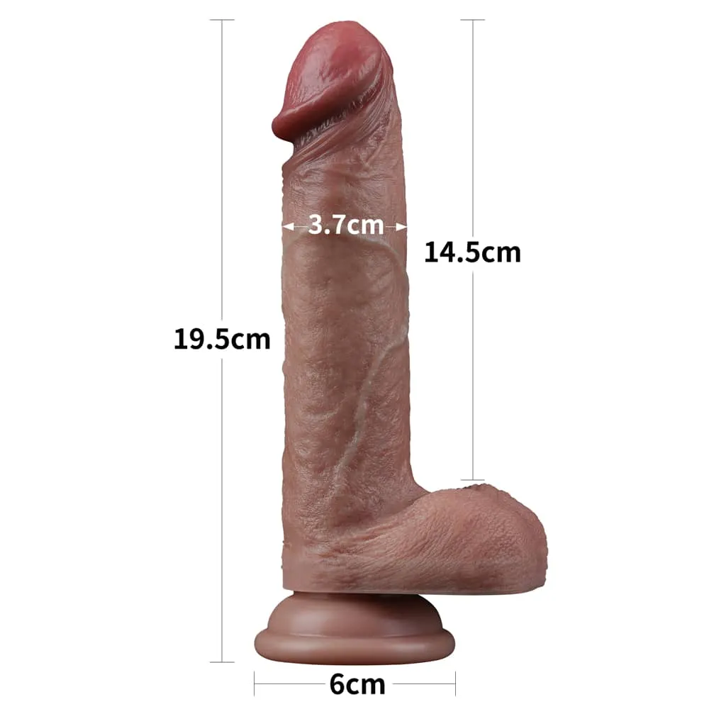 7.5'' Dual Density Silicone Cock