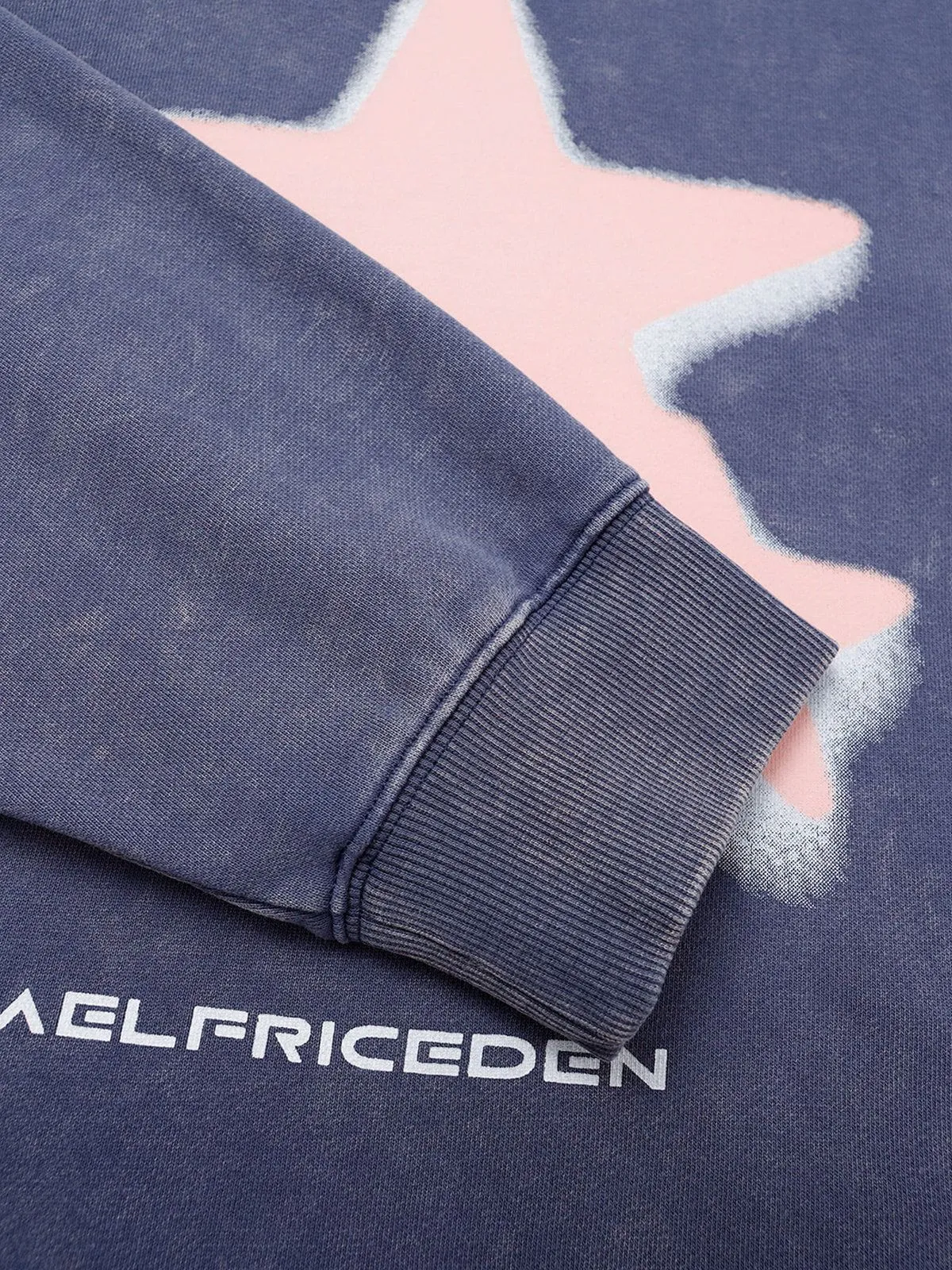 Aelfric Eden Blurring Star Washed Hoodie