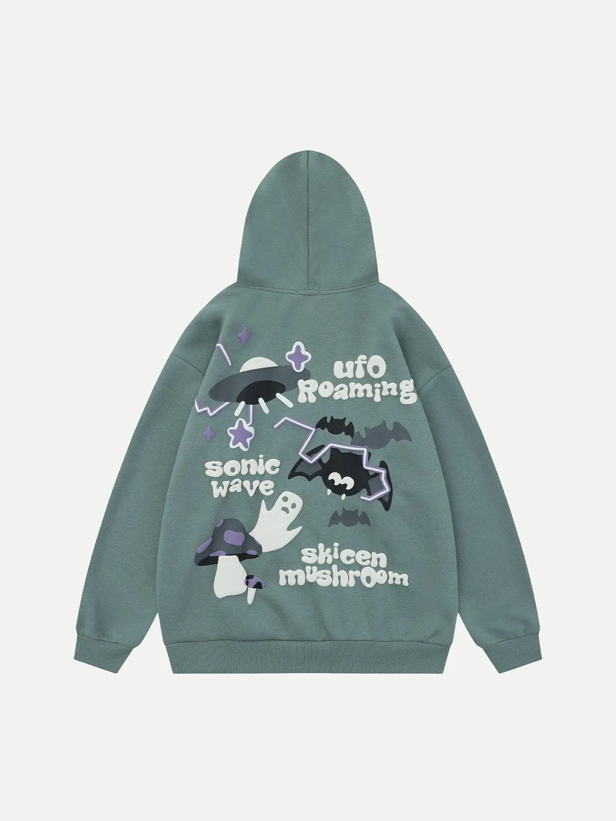 Aelfric Eden Ghost Foam Printing Hoodie