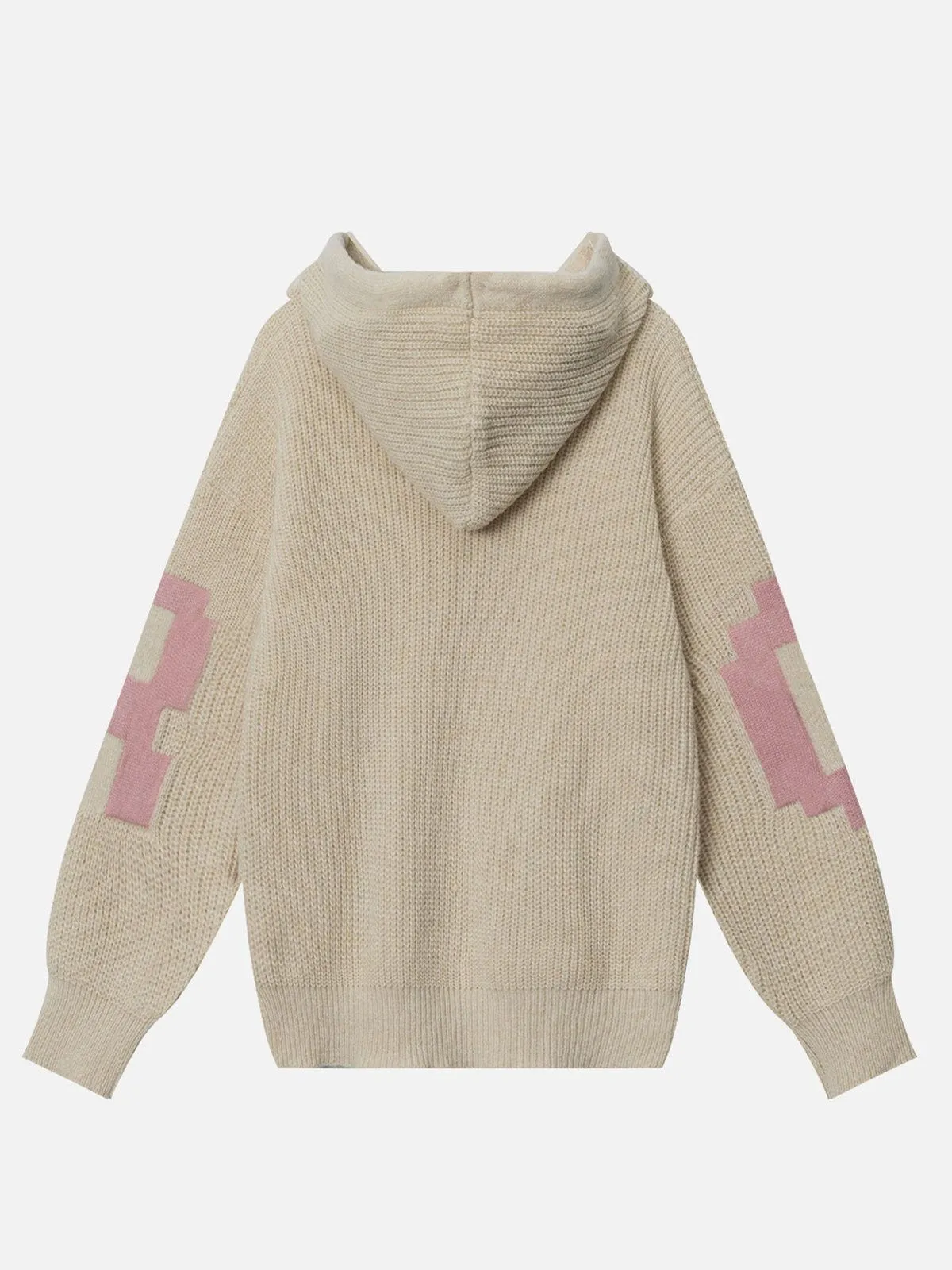 Aelfric Eden Letter Jacquard Knit Hoodie [Recommended by @rosee_20]