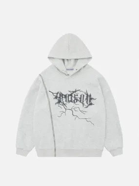 Aelfric Eden Lightning Print Hoodie