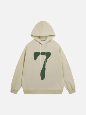 Aelfric Eden Number Print Hoodie