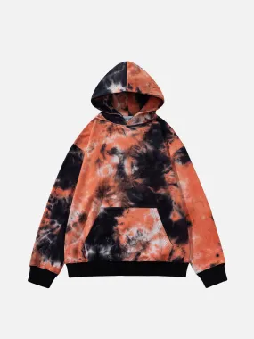 Aelfric Eden Tie Dye Cotton Hoodie