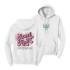 AGR White Sweetheart Hoodie