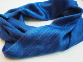 Alpaca infinity scarf - Blue