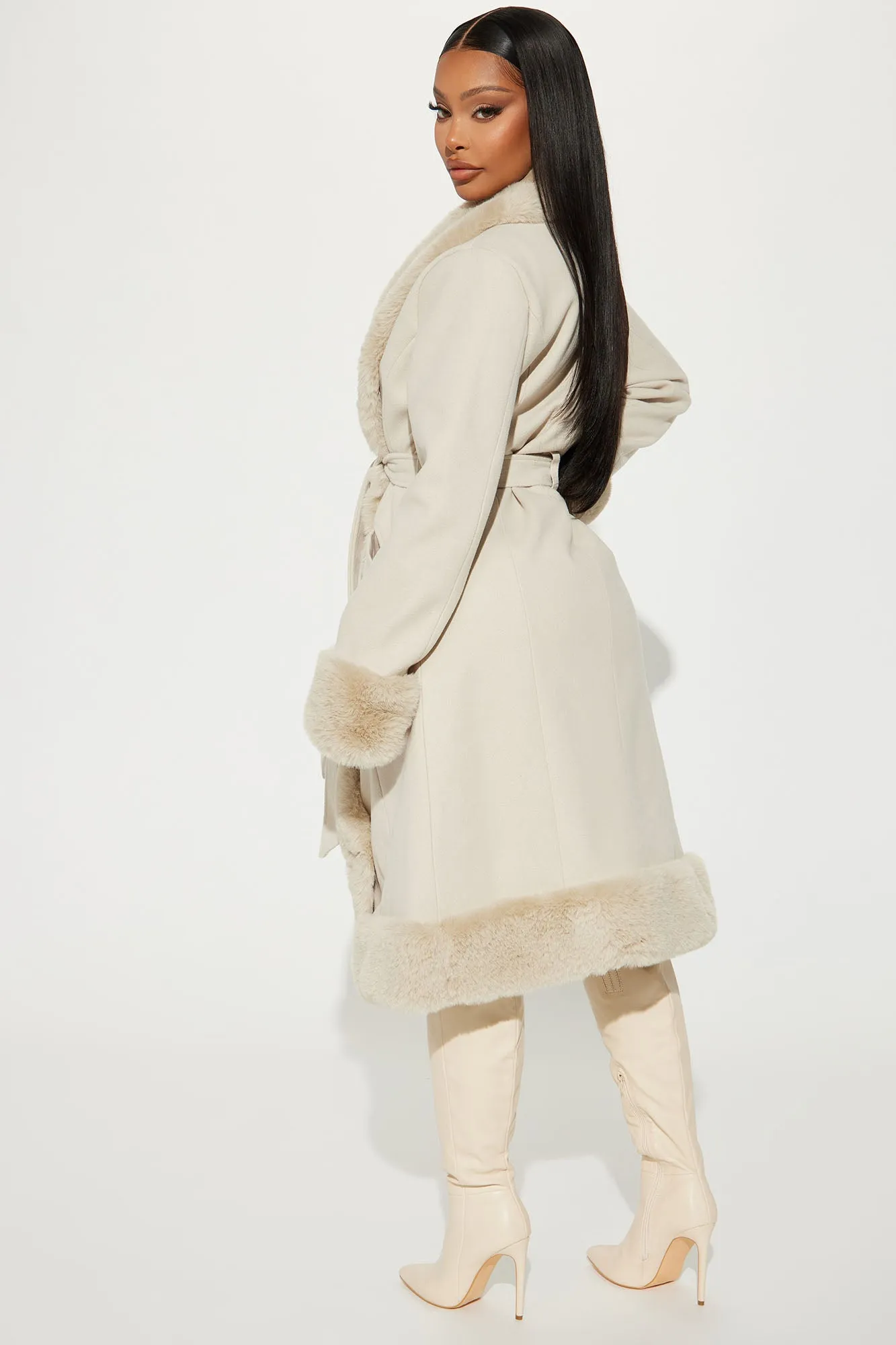 Amber Trench Coat - Taupe