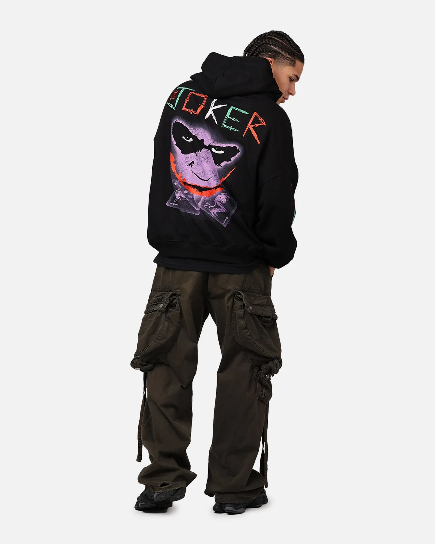 American Thrift X DC Batman The Joker Scars Premium Hoodie Black