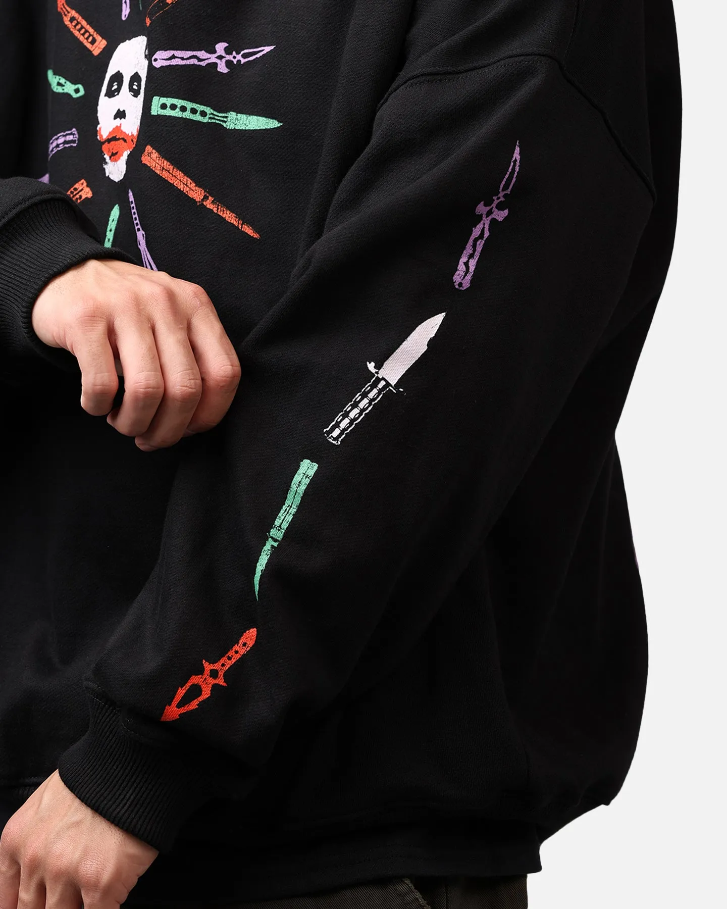 American Thrift X DC Batman The Joker Scars Premium Hoodie Black