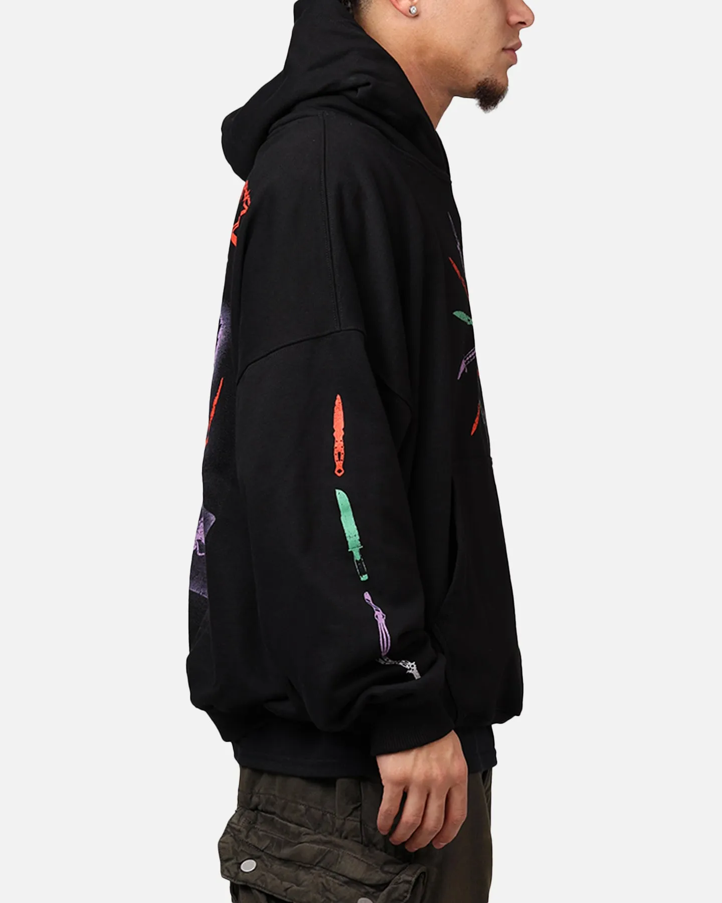 American Thrift X DC Batman The Joker Scars Premium Hoodie Black