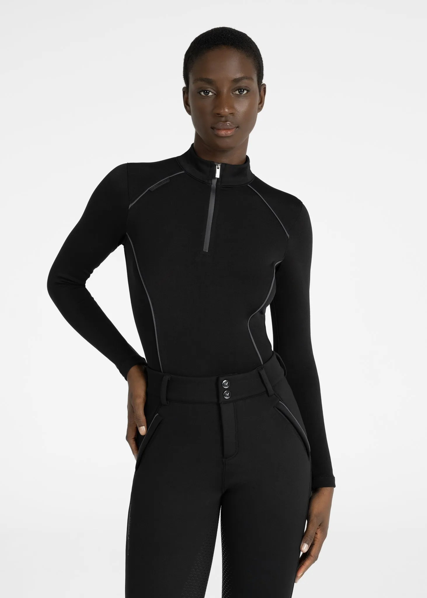 Arctic Fleeced Base Layer (Black)