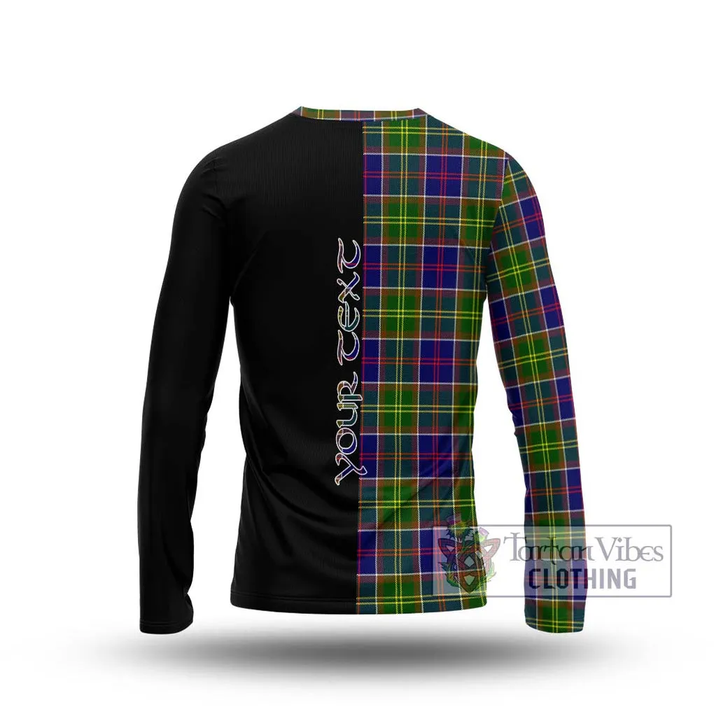 Arnott Tartan Long Sleeve T-Shirt with Family Crest and Half Of Me Style