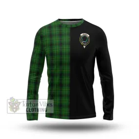 Arthur Highland Tartan Long Sleeve T-Shirt with Family Crest and Half Of Me Style