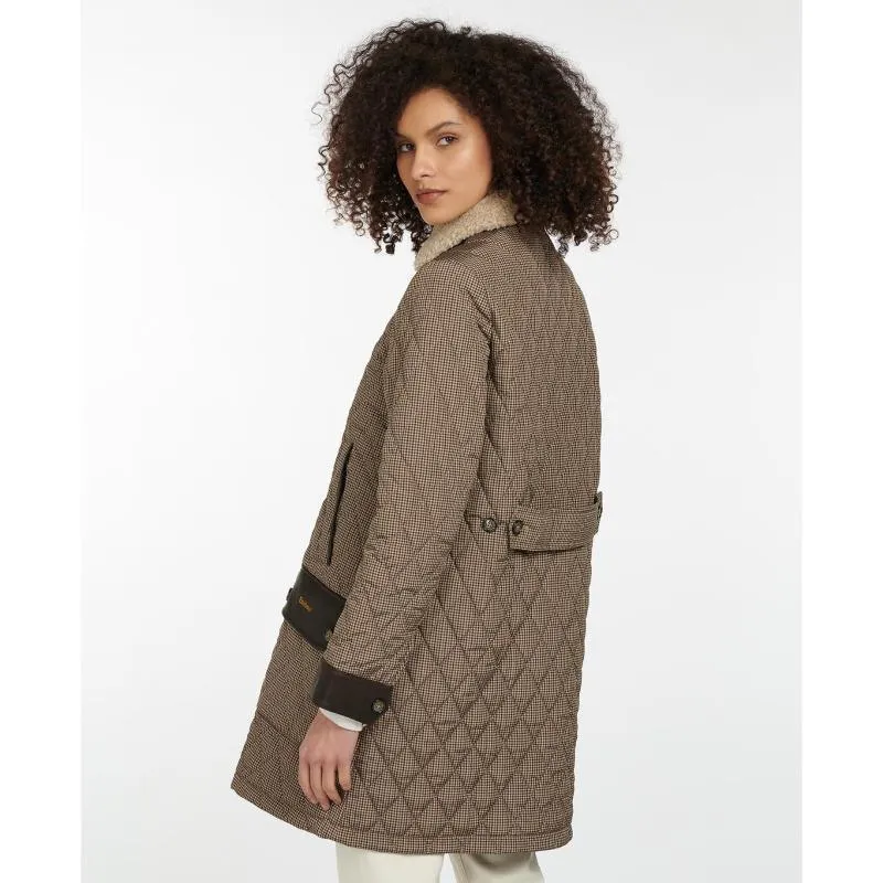 Barbour Killhope Ladies Quilted Coat - Dark Stone Check