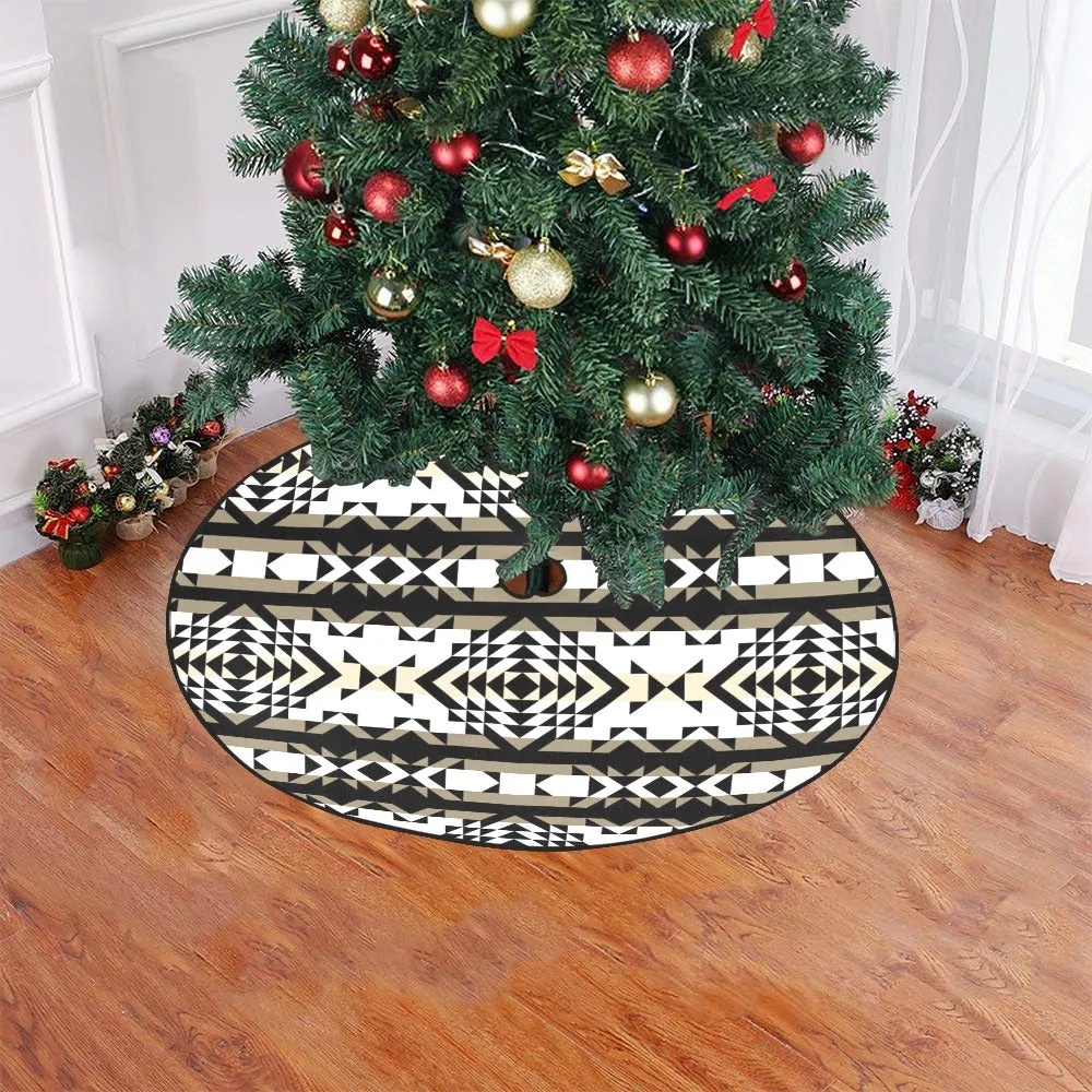 Black Rose Winter Canyon Christmas Tree Skirt 47" x 47"