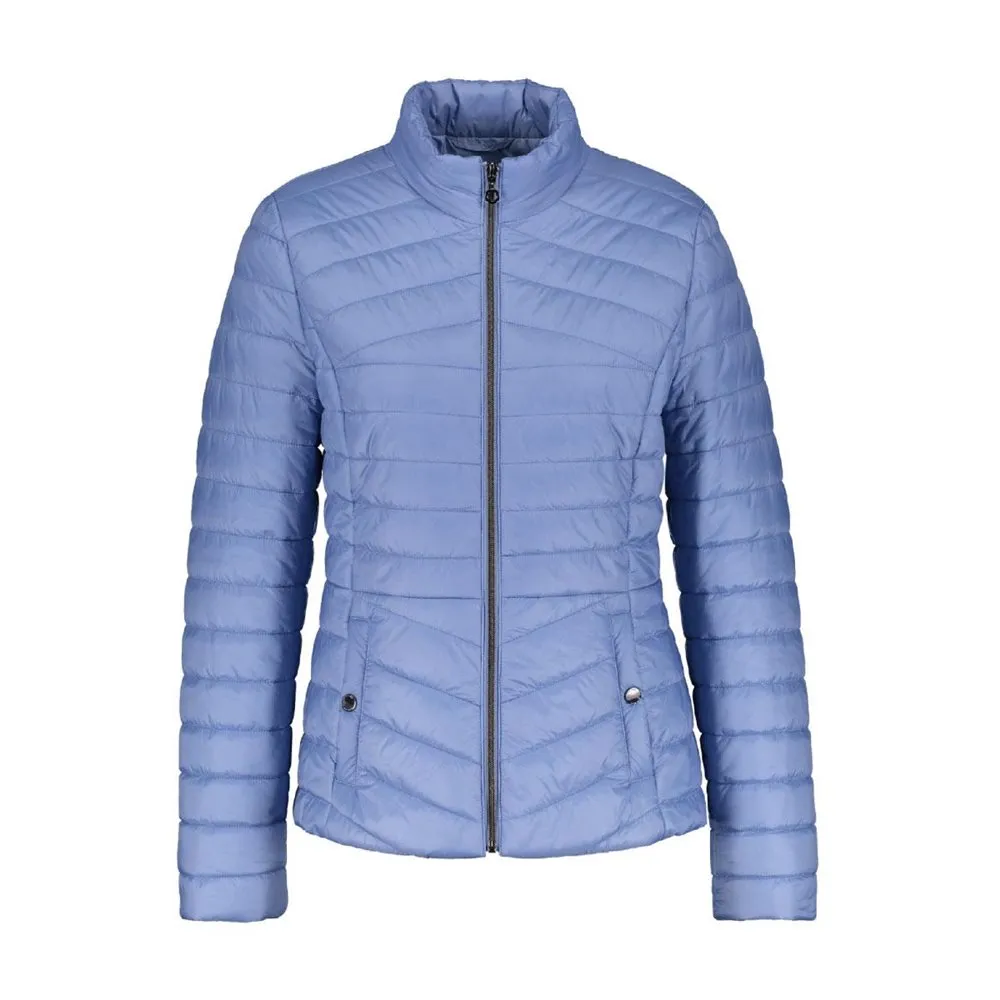 Blue Quilted Jacket