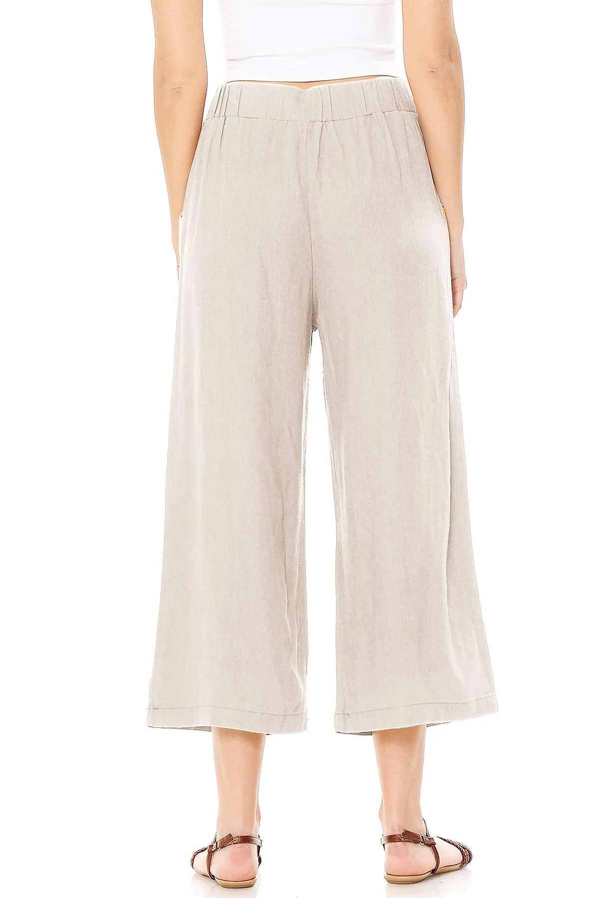 Cabana Linen Culottes