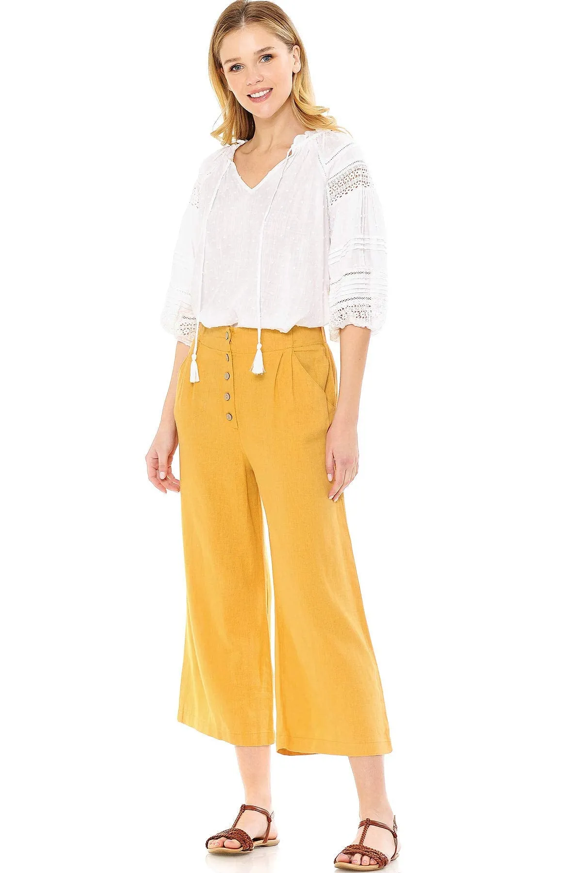 Cabana Linen Culottes