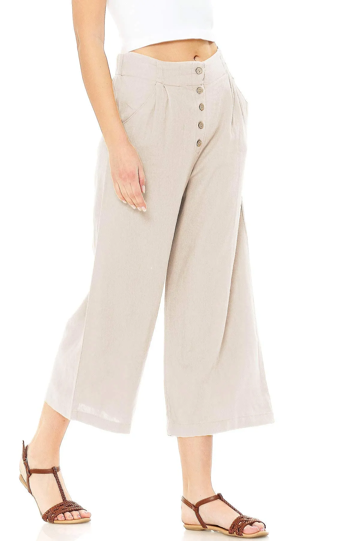 Cabana Linen Culottes