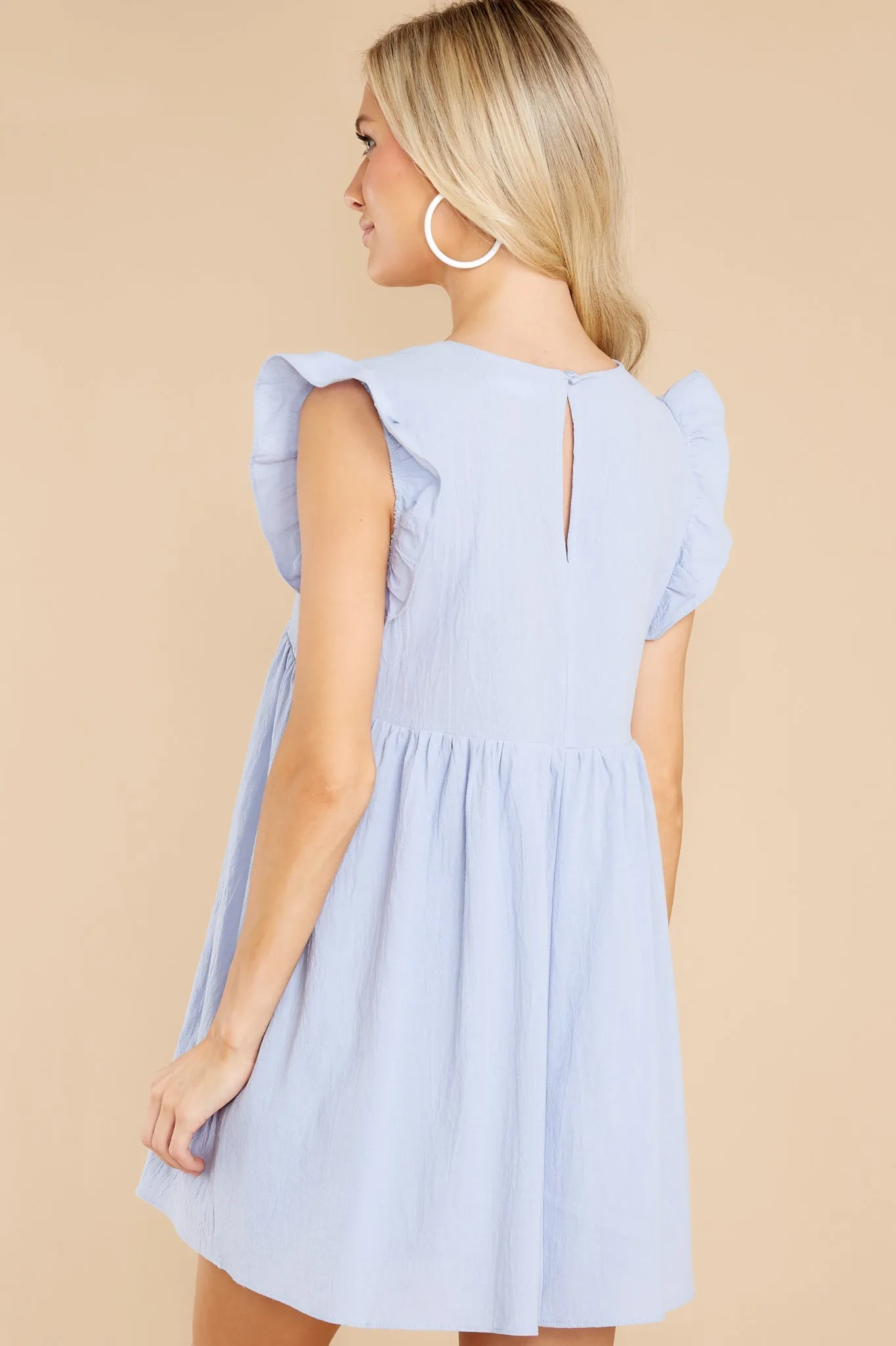 Call Me Angel Sky Blue Romper Dress