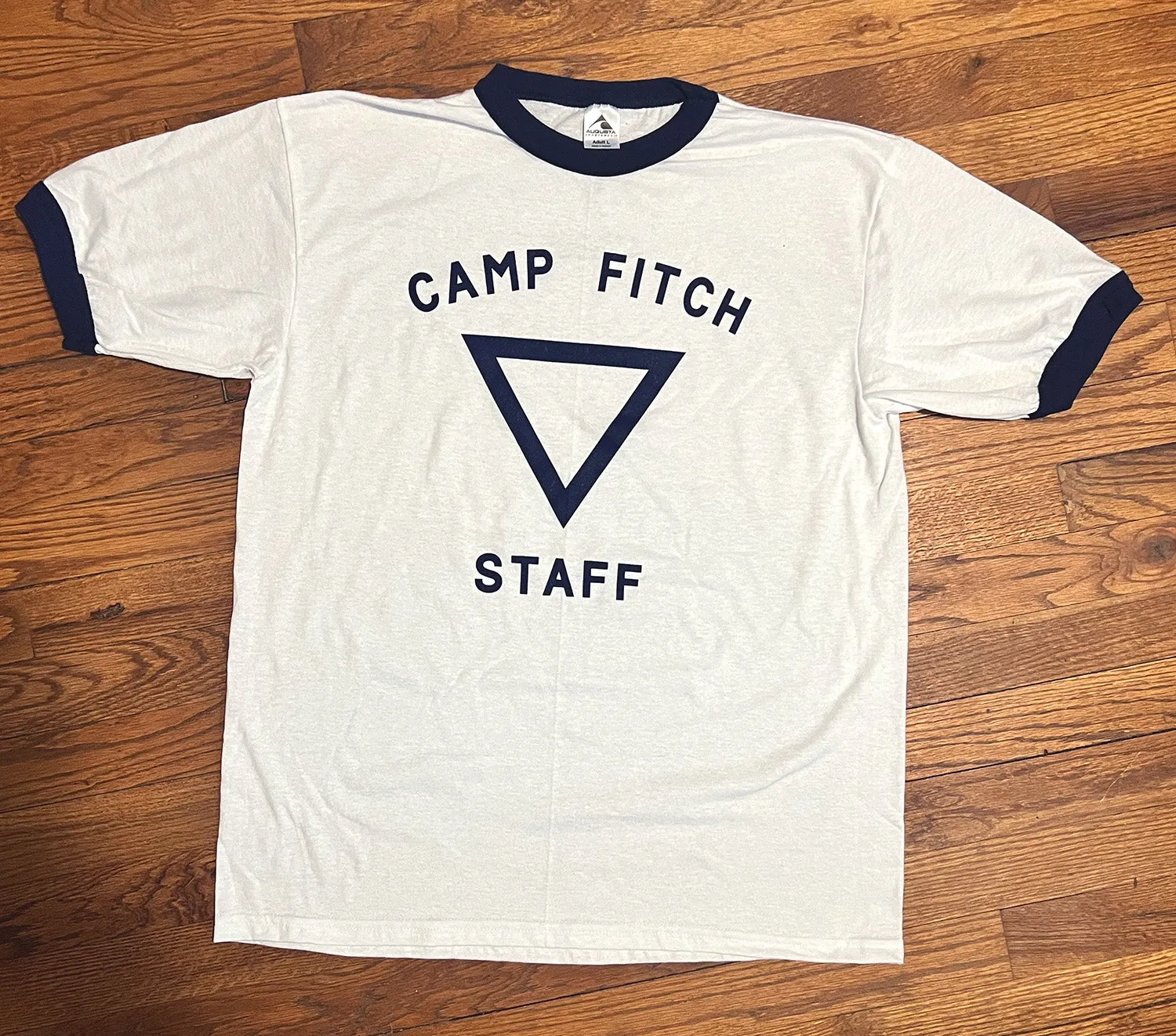 Camp Fitch "REWIND" Line - Navy Contrast Triangle Shirt