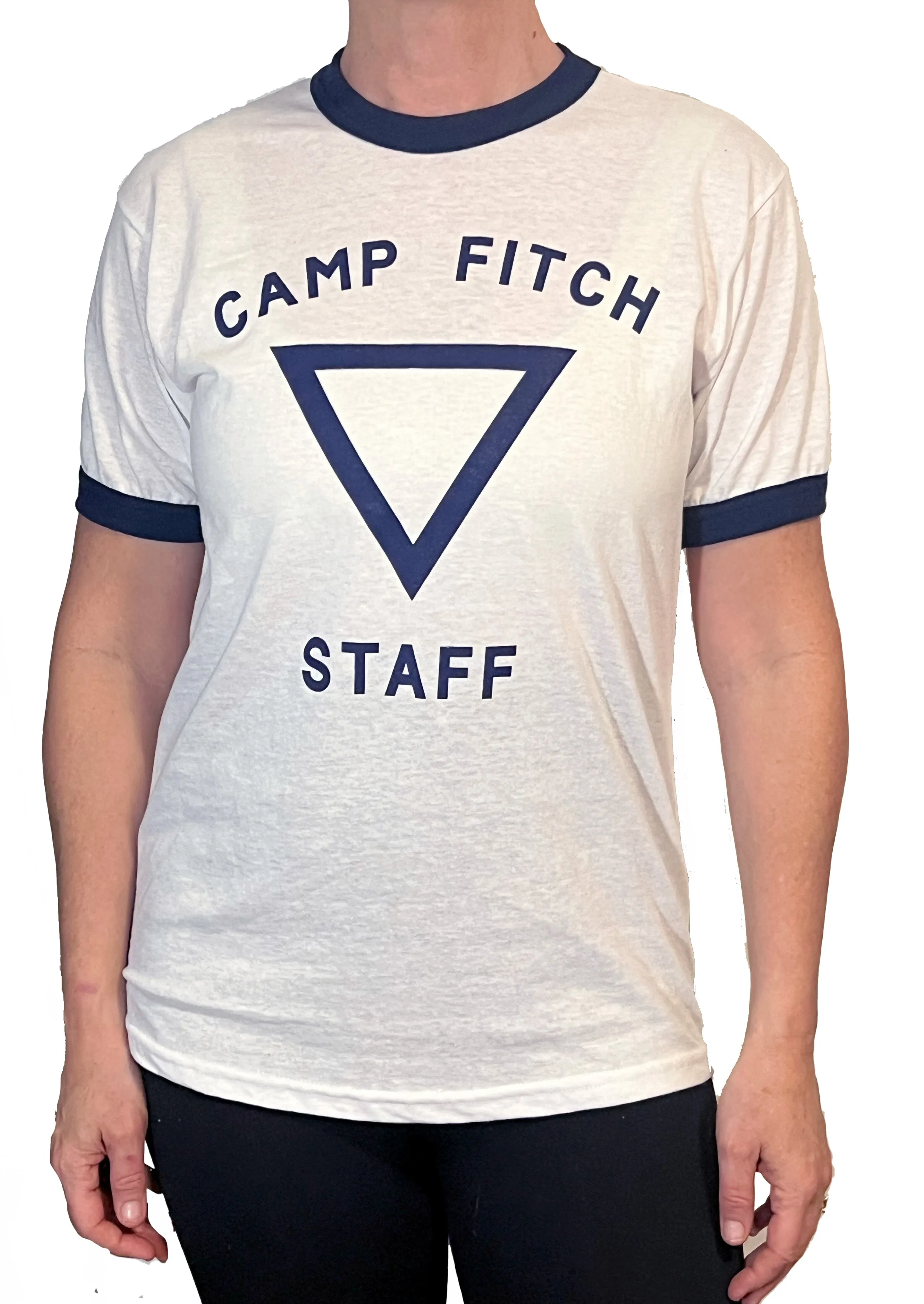 Camp Fitch "REWIND" Line - Navy Contrast Triangle Shirt