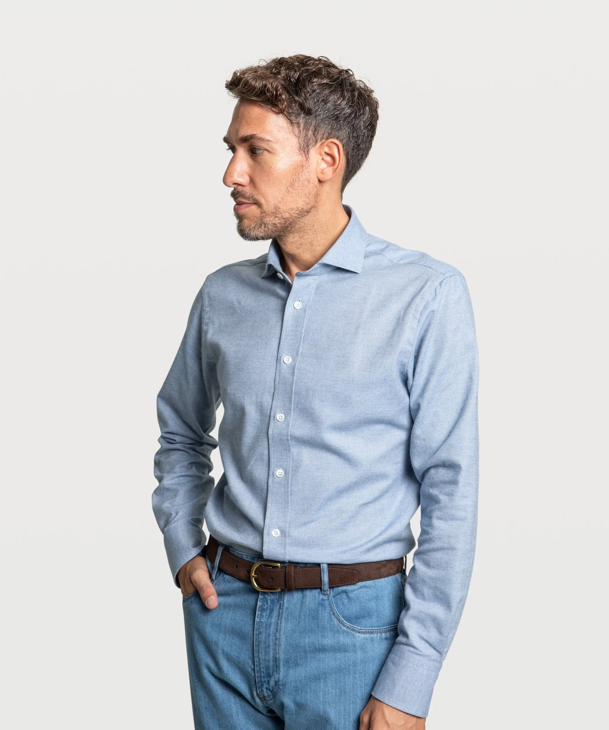 Casual Flannel Cashmere Shirt