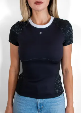 Chanel Black Polyamide T-shirt