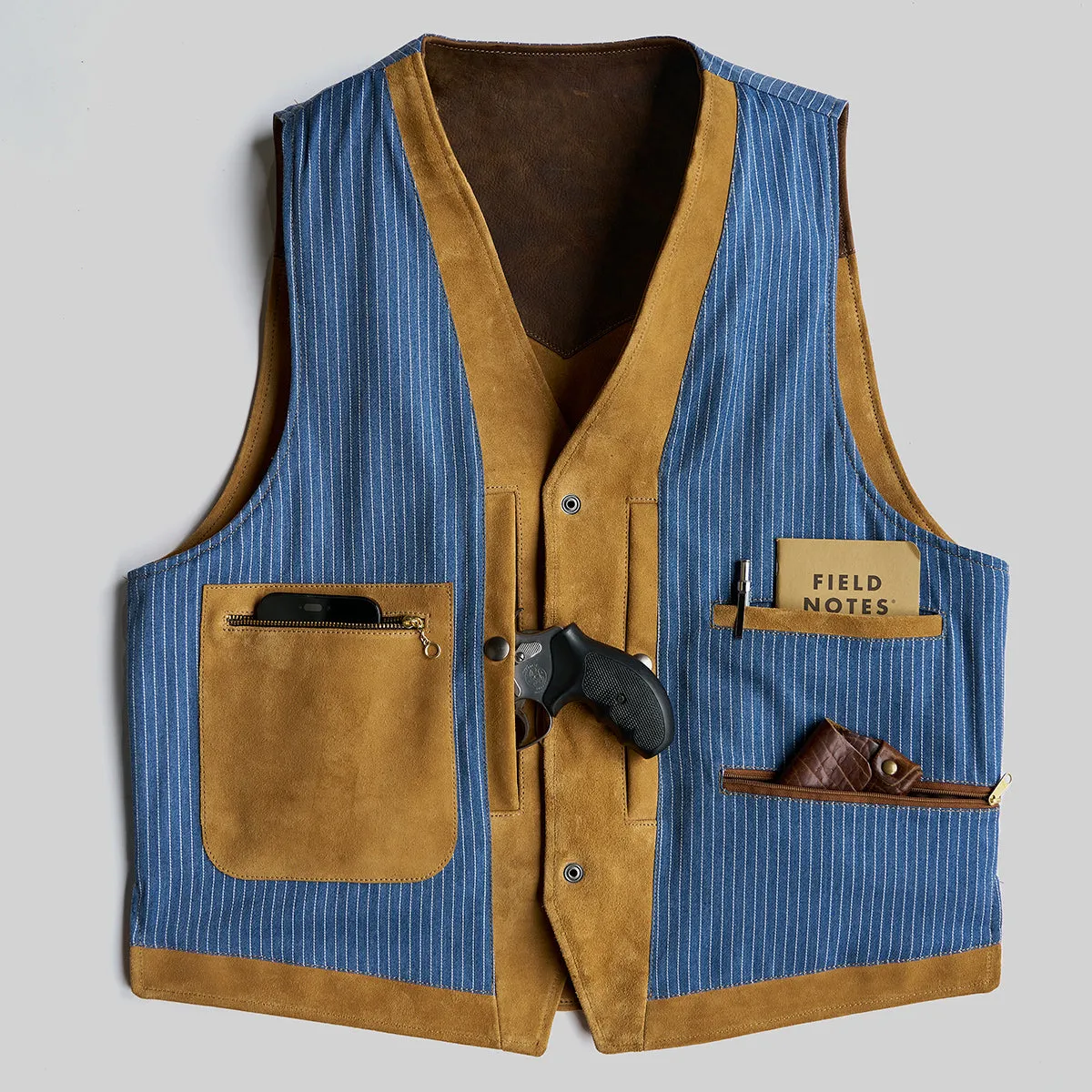 Cheyenne Garrison Suede Vest No.468