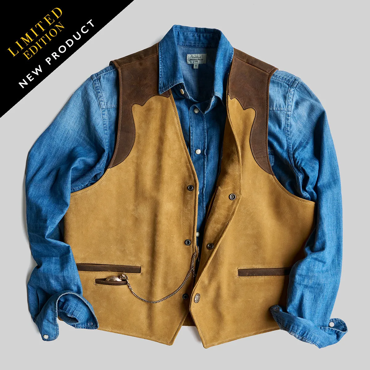 Cheyenne Garrison Suede Vest No.468