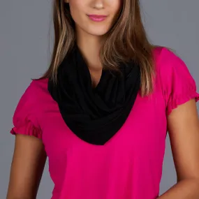 City Etch Infinity Scarf (black)