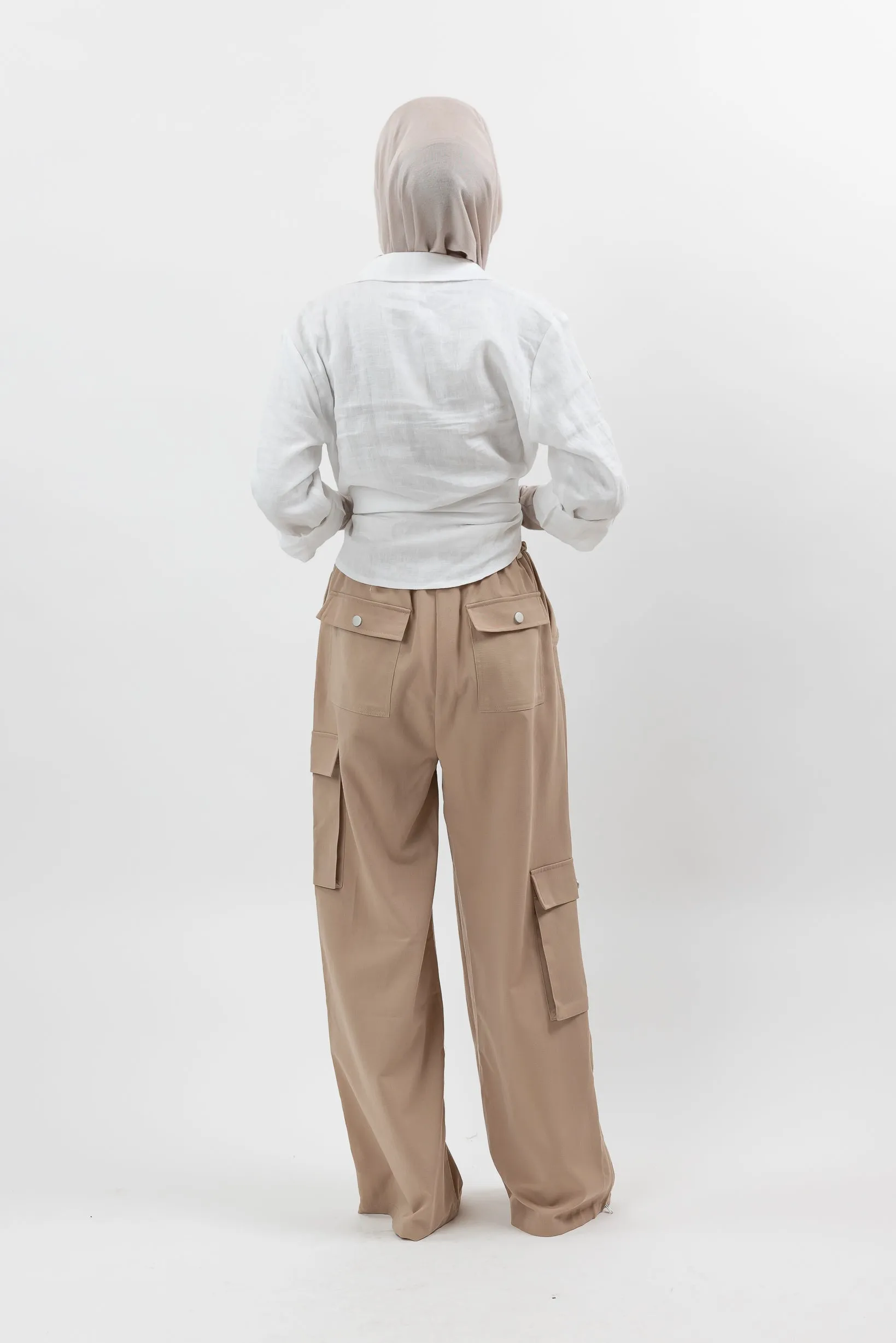 Contrast Combat Pants