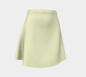 Cream Flare Skirt