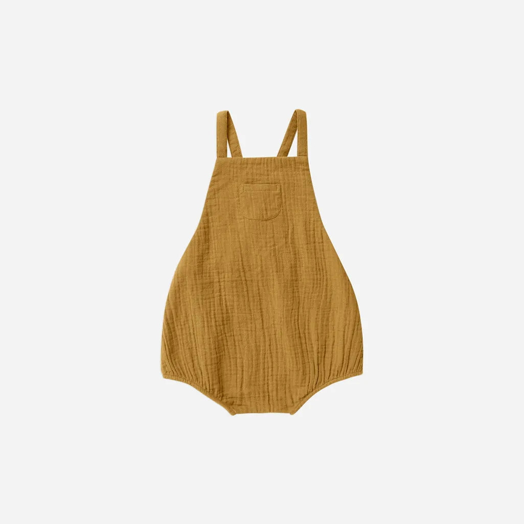 Criss Cross Romper | Gold