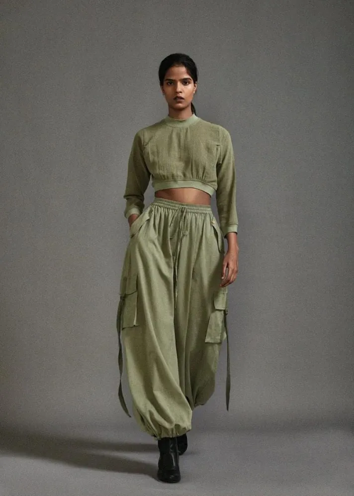 Crop Top And Cargo Set