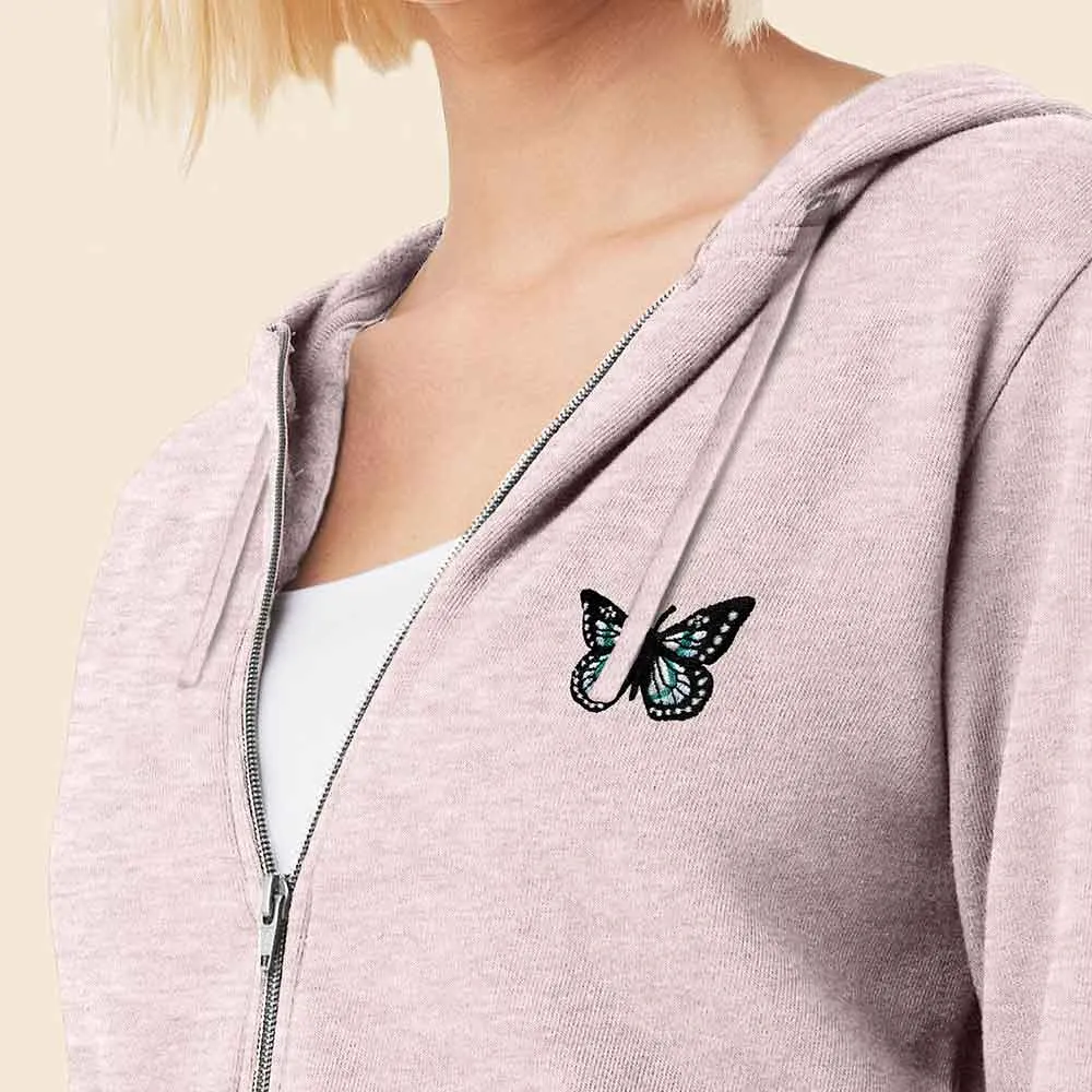 Dalix Butterfly Zip Hoodie