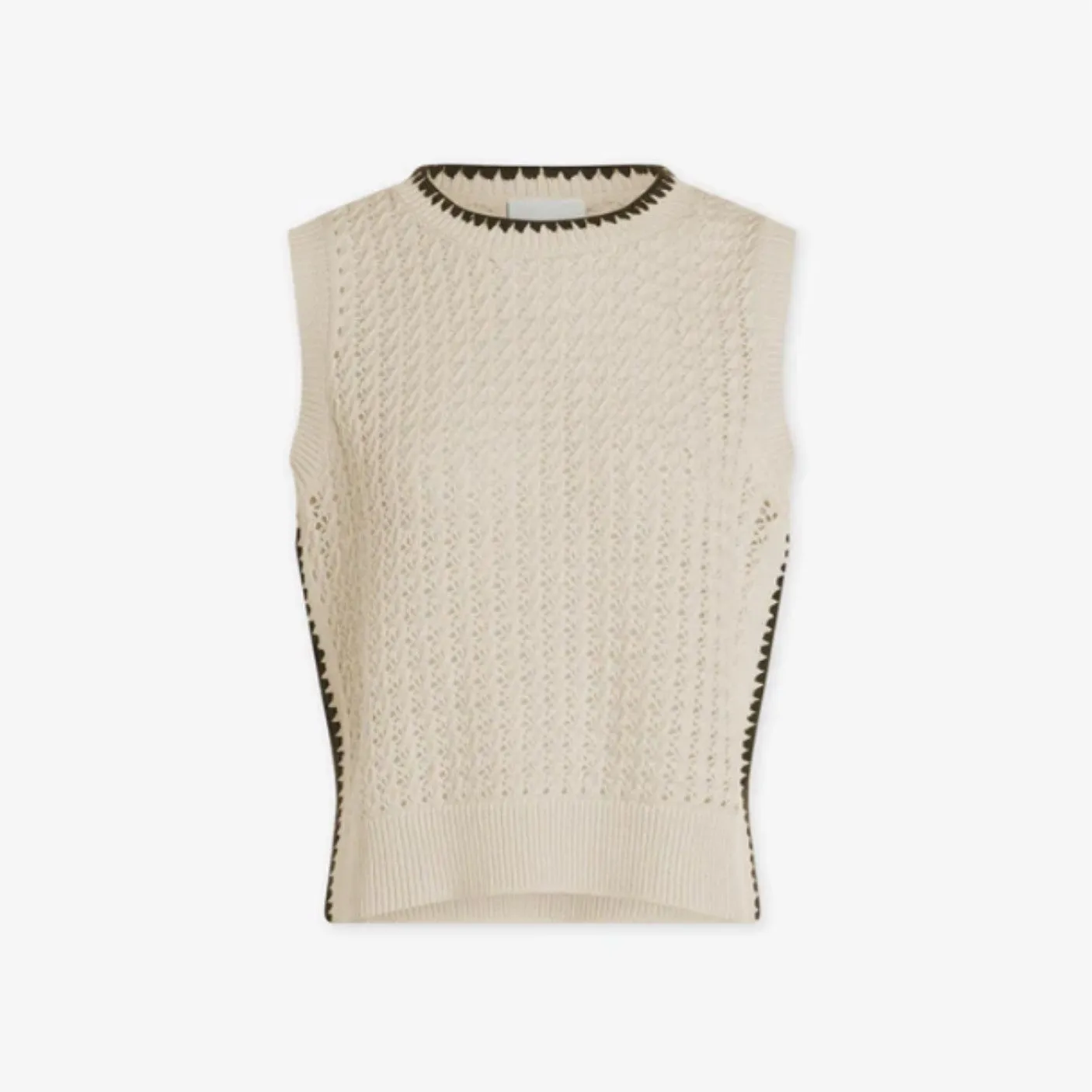 Delaney Knit Vest - Birch