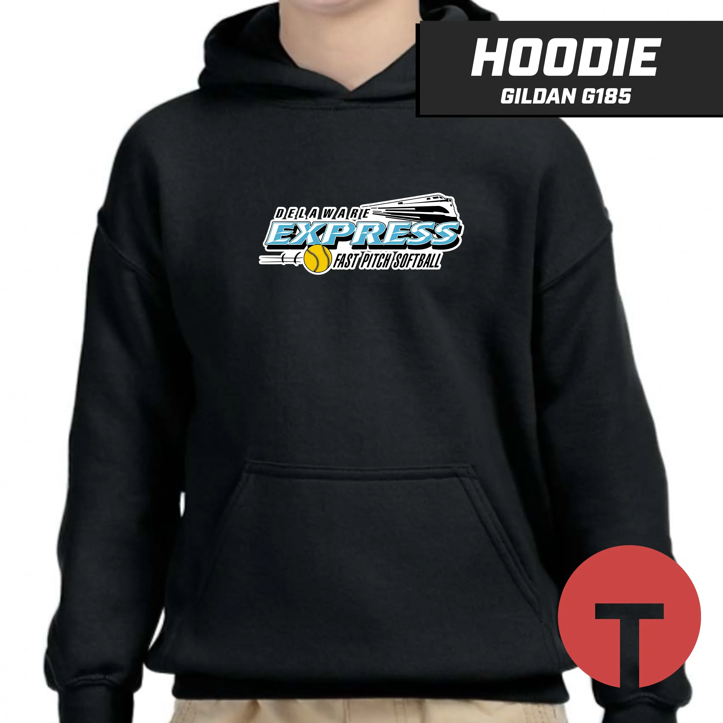 Delaware Express - Hoodie Gildan G185